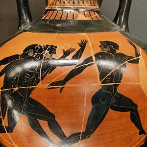 Greek Runners on Vase - Health and Fitness History