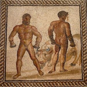 Roman mosaic of boxers – Health and Fitness History