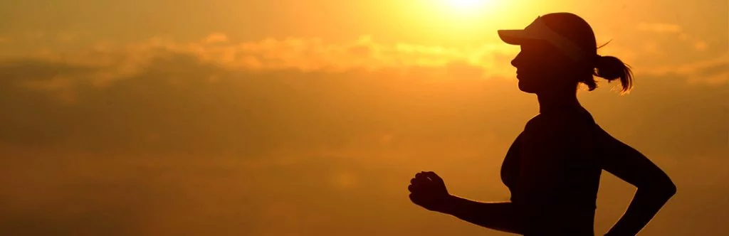 Woman Running - Portable Steam Saunas